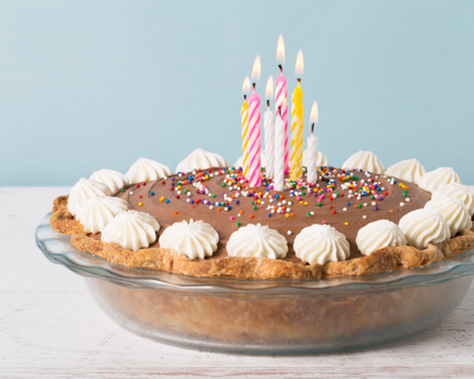 Tarte gâteau d'anniversaire