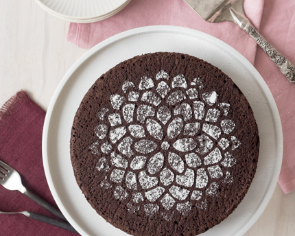 Gâteau au chocolat et betterave