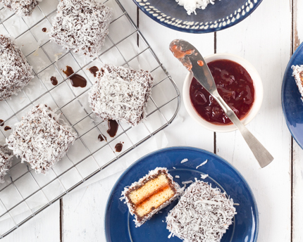 Carrés Lamingtons