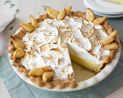 Tarte meringuée au citron