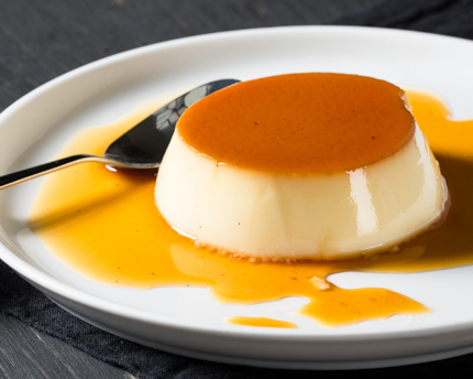 Crème caramel à l’érable