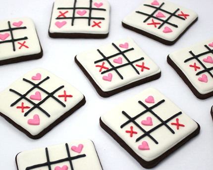 Biscuits à décorer “Tic Tac Toe”