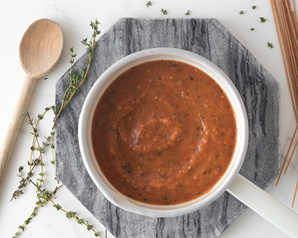 Sauce aux tomates grillées