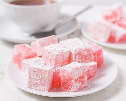 Loukoum à l’eau de rose