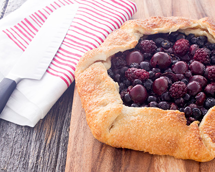 Galette aux cerises