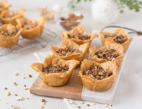 Baklavas en coupe à l’eau de fleur d’oranger