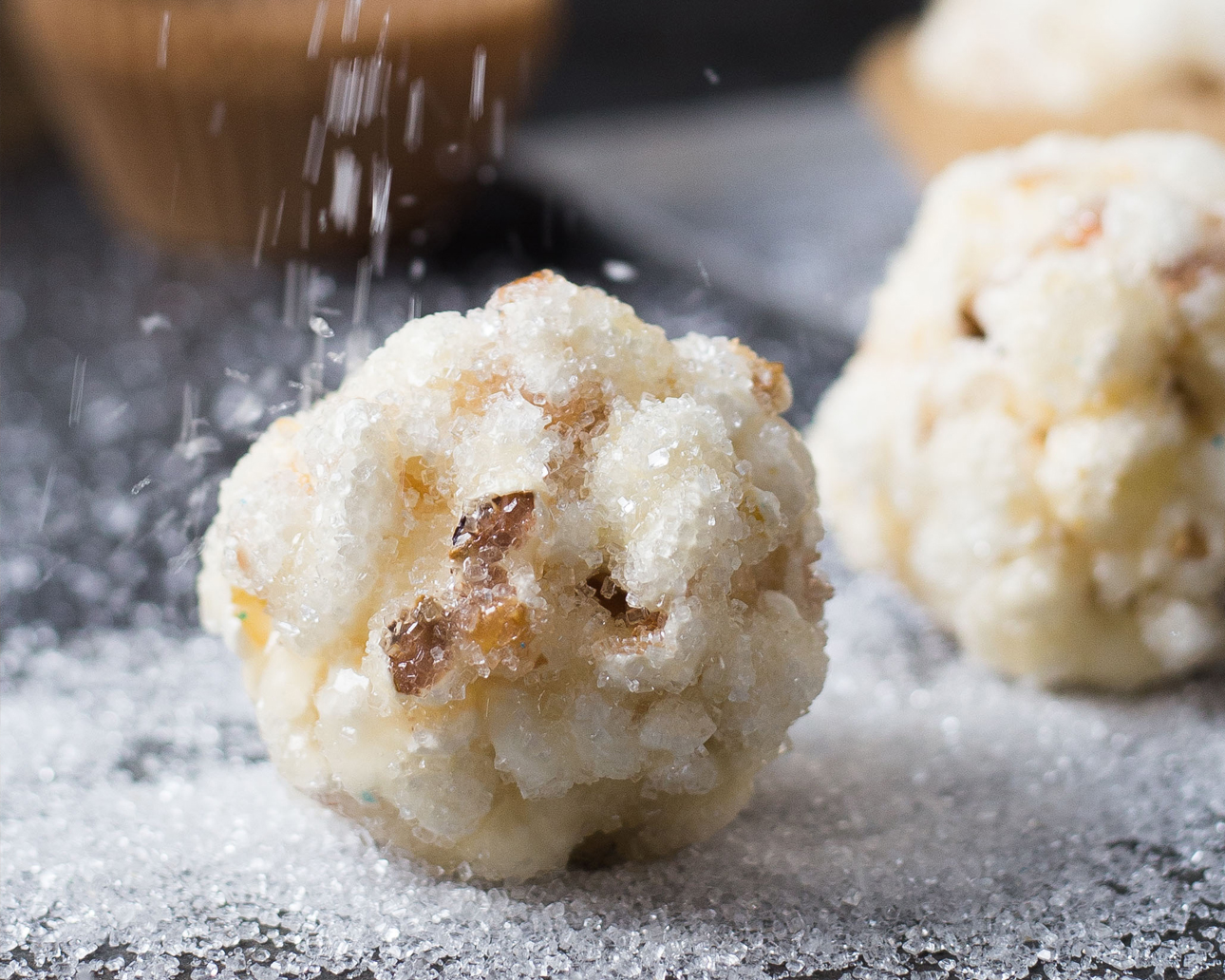 Boules de neige au maïs soufflé