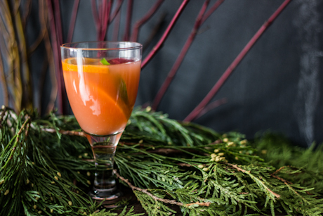 Sangria Rose pour le temps des Fêtes