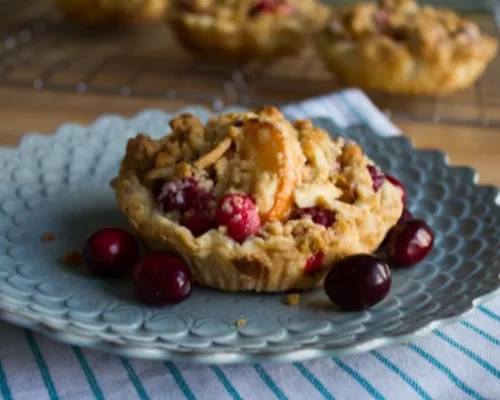 Tartelettes nectarines et canneberges