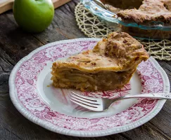 Tarte aux pommes et au cheddar