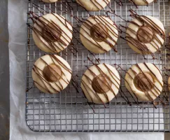 Biscuits thumbprint aux marrons