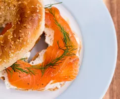 Gravlax de saumon